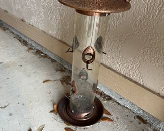 COPPER BIRD FEEDER