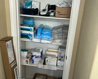 CLOSET FULL OF HOME HEALTH ITEMS NEW IN PACKAGE