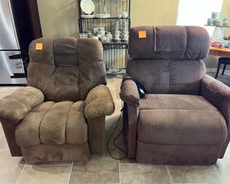 MICROFIBER RECLINER AND A PAIR OF LIFT RECLINERS!