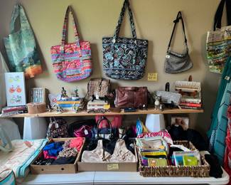 LOTS OF PURSES AND WOMEN'S CLOTHING & ACCESSORIES