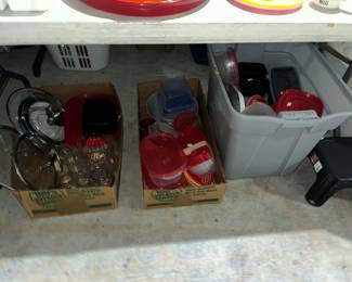 TUPPERWARE AND STORAGE