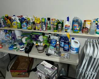LOTS OF CLEANING SUPPLIES