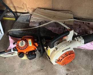 Stihl blower and edger