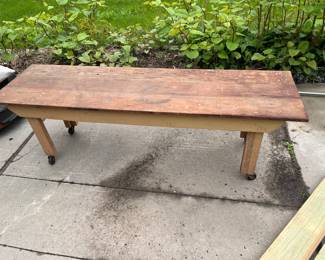 Primitive bench