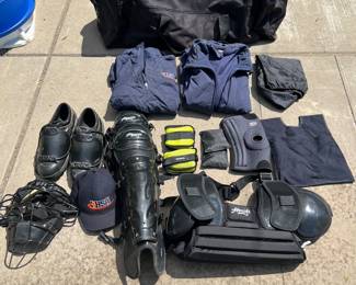 Baseball umpire equipment