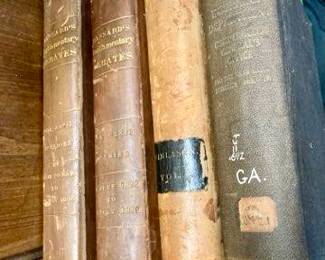 1800’s antique law and rules books