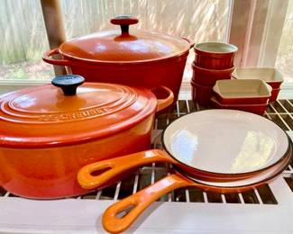 LeCreuset and Rachel Ray cookware