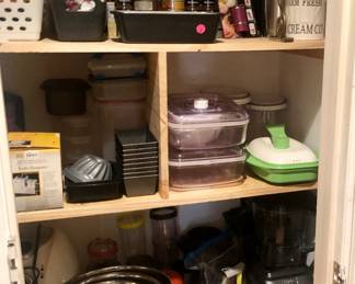 Pantry items and small appliances