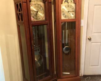 Heritage and Ridgeway working grandfather clocks