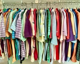 Every color of the rainbow men’s polo shirts size L