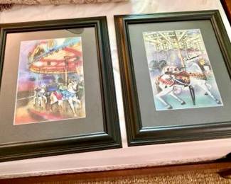Carousel horse prints