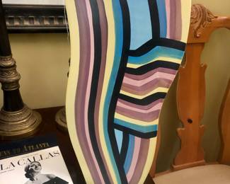 Eclectic Handpainted art vase