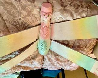 Art made from fan blades