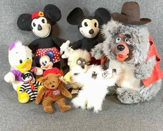 Assorted stuffed animals