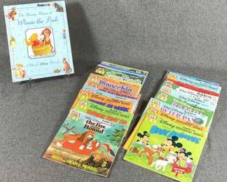 Paperback Disney Stores and Hard Cover Nursery Rhymes of Winnie the Pooh