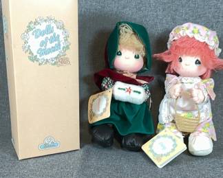 Precious Moments May and December Dolls of the Month