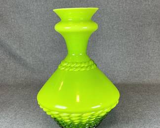 MCM Cased Glass Lime Green