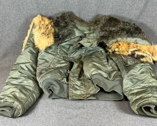 Vietnam War Era USAF Lancer Clothing Corporation Hooded Flying Jacket
