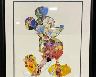 Framed Walt Disney 75 Years Poster