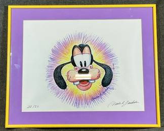 Disney's Goofy in Colored Pencil by Charles Landholm (Numbered 22/50)