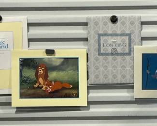 The Fox & The Hound and The Lion King Commemorative Lithographs
