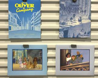 Oliver & Company and The Hunchback of Notre Dame Lithographs