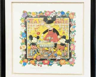 Tea for Three by Disney's Mary Englebreit Limited Edition #207/500