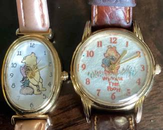 Pair of Winnie the Pooh Watches