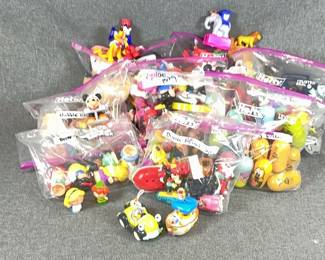 Bags of Disney figurines