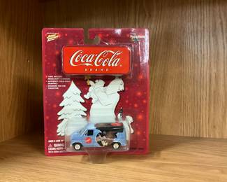 Johnny Lightning Coca-Cola Die Cast Playing Mantis Van Toy
