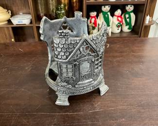 Pewter Jar Candle Holder
