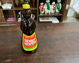 Mrs Butterworth Glass Jar