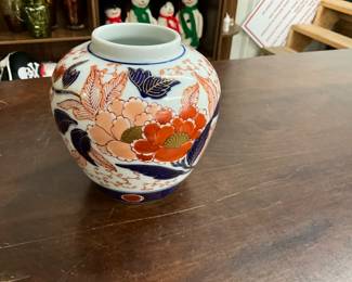 Imari Japanese Hand Painted Porcelain Vase