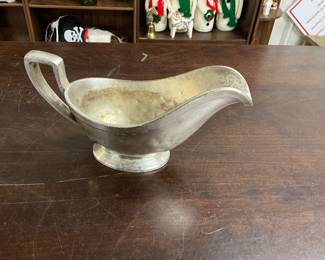Int'l Silver co Silver Soldered Gravy Boat