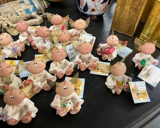 
Angel Cheeks Series by Kirk's Kritters Angel Ornaments
