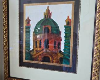Pair of unique paintings