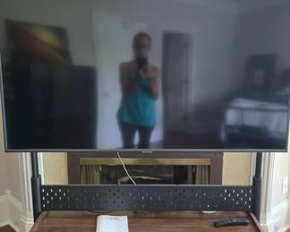55" Smart TV on a stand