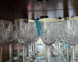 14 Waterford Red Wine Goblets