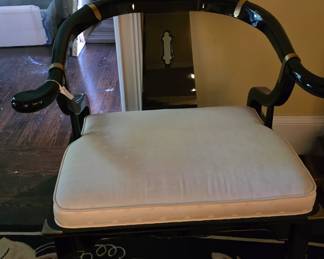 Spectacular Black Laquer Chair!