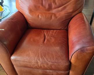 Leather recliner feels sooo good!
