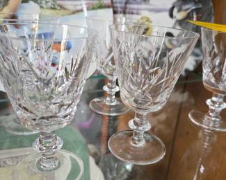 7 White Wine or Sherry Glasses