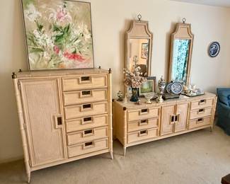 Pagoda Style Bedroom Furniture set By Stanley