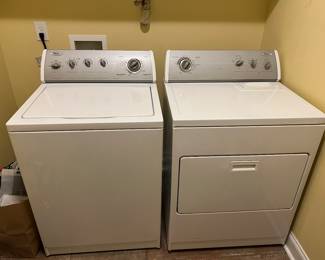 Whirlpool washer and dryer
