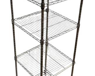 5Tier Skinny Wire Storage Shelf