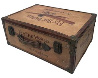 VintageLook Aviation Suitcase Decor Box