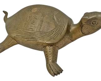 Bronze Chinese Turtle Statuette