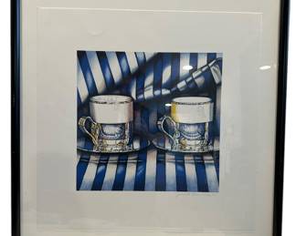 Framed Jeanette Pasin Sloan Lithograph