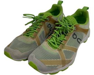 On Cloudtec Running Shoes Lime Green