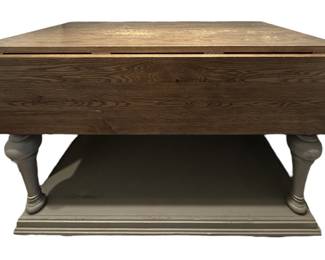 Drop Leaf Table on Rolling Pedestal