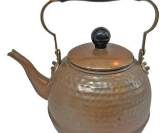 Hammered Brass Teapot